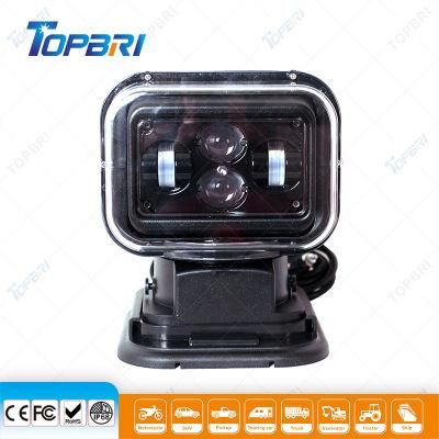 7&quot; LED Search Light 60W Rotating Remote Control LED Driving Light