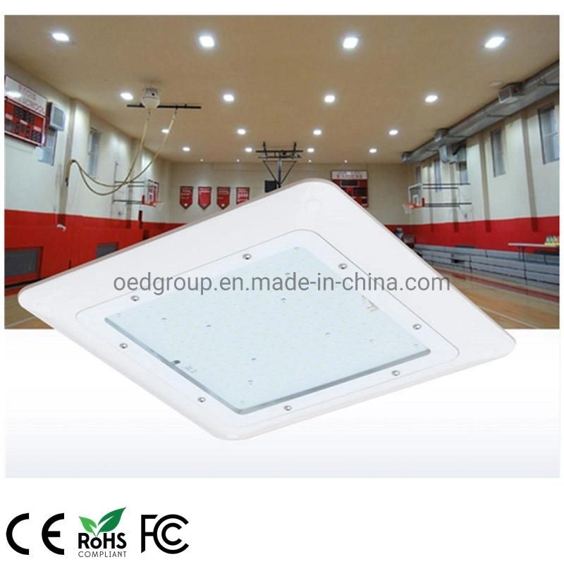 Weather Proof IP65 150W Surface Mounted 3030SMD LED Canopy Light 5700K IP65 Recessed Gas Station Lighting