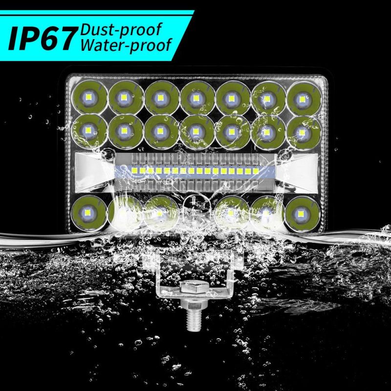 Dxz DRL LED Work Light 4 Inch 108W Ultra Bright Car LED Light High / Low Light Combfor Jeep ATV UTV SUV Truck Boat