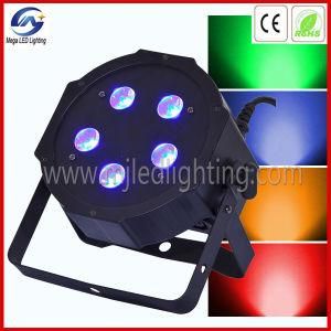 DMX Stage Light 5PCS 10W RGBW LED Flat PAR Light