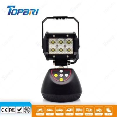 Rechargeable Motorcycle Flood Emergency LED Magnetic Strobe Car Work Lights