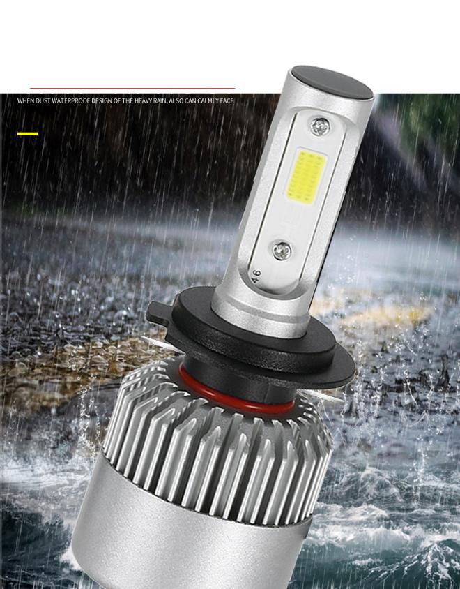 S2 Super Bright Kit Lampada Farol Bombillo Luz LED Focos LED Kit Luces LED H1 H3 H4 H7 9005 9006 H11 Car LED Headlight