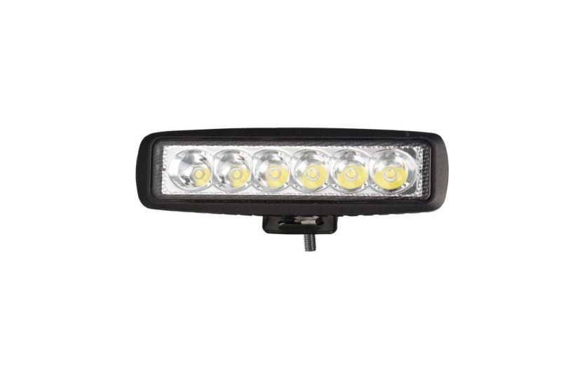 Low Cost Black 18W 6 Inch Slim Emark 12V Epistar LED Work Light for off Road 4X4