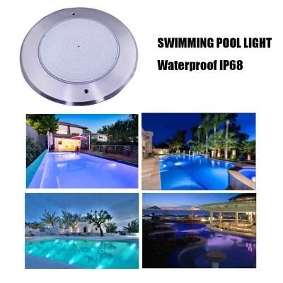IP68 LED Luces De Piscina Swimming Underwater Light with Remoter AC/DC 12V RGB Lamp Waterproof LED Submersible LED Light for Inground Pool