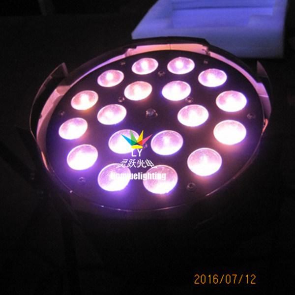 DJ Disco Stage Effect Light 18X18W Zoom 6in1 RGBWA UV LED PAR