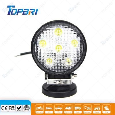 12V 18W Auto Lamps LED Work Working Motorcycle Driving Light for John Deere Tractor