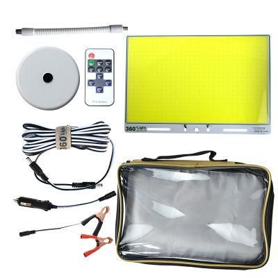 Conpex 102W COB Rechargeable LED Tent Magnetic Lanterns LED Lamp DC 12V Camping Light at Picnic Party Night