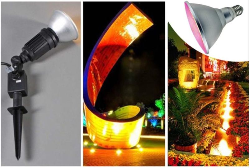 IP65 Outdoor LED Colorful Remote Spotlight PAR38 E27