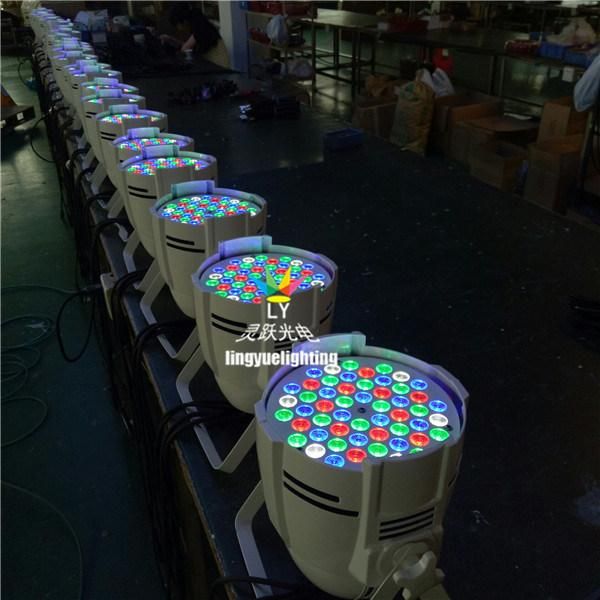 White Ly Stage DJ Light 54PCS 3W RGBW LED PAR