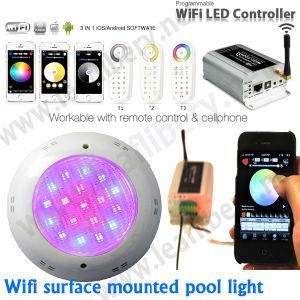 54W 12V IP68 Waterproof Outdoor Lights for Swimming Pool, Lake, Salt Water