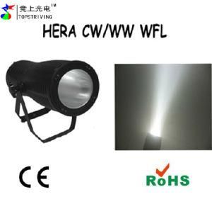 LED Stage Lighting / COB PAR Light with 200W Cold White Combined with Warm White (HERA CW/WW WFL)