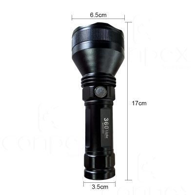 Hot Sale High Power Rechargeable Flashlight, Super Bright Powerful Torch Tactical LED Flashlight Camp Light