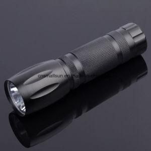 Flat LED Bulb 3xaaa Batt Tail Aluminum Flashlight (102)