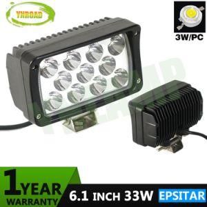 6.1inch 33W Auto LED Work Light with Epistar LEDs