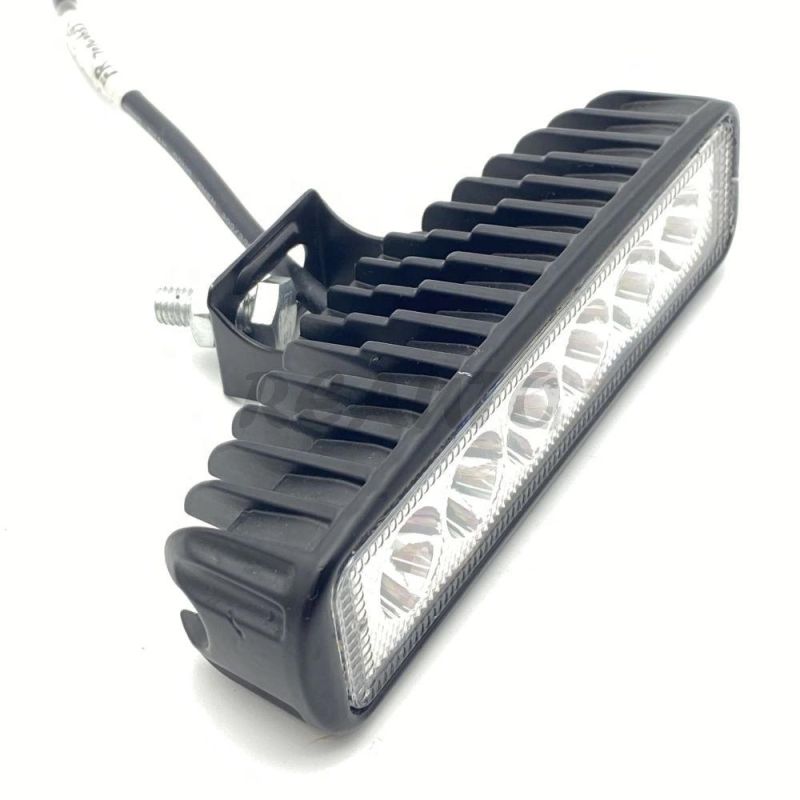 LED 18W Highlight Multi-Function Work Lamp Fog Light for Heavy Duty Truck Trailer Body Parts