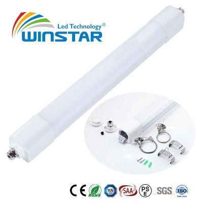 LED Linear Lighting Fixture IP65 18W 36W 50W Waterproof Fitting Tri-Proof Light Outdoor Lamp Fitting Triproof Lighting