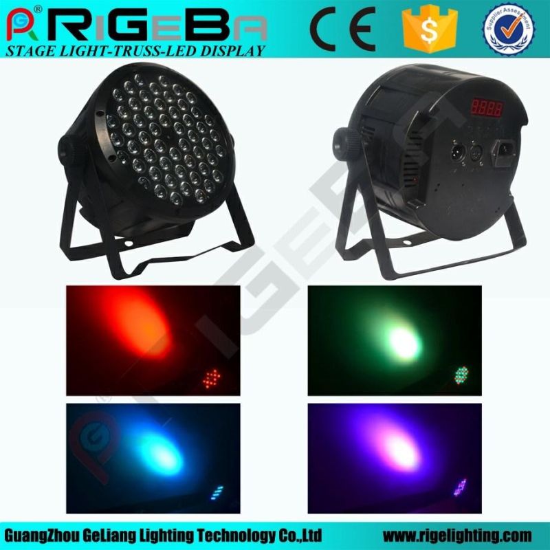 Economic 54LEDs 1W RGBW Wash DMX Control LED PAR Can Light