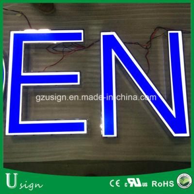 Custom Logo Signs Shop Signs LED Acrylic Light Letters Outdoor 3D Acrylic Front Lit LED Sign Letter