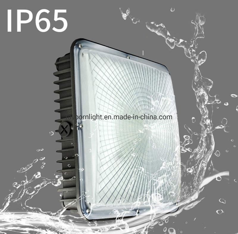 IP65 Warehouse 80W 100W 120W 150W LED Canopy High Bay Light for Gas Station