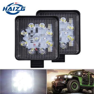 Haizg Car LED 27W Super Bright Worklamp 24V 12V Driving LED Work Light