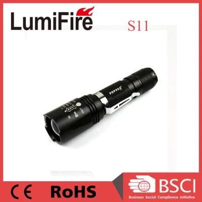 CREE T6 Telescopic Zoomable Aluminum LED Flashlight