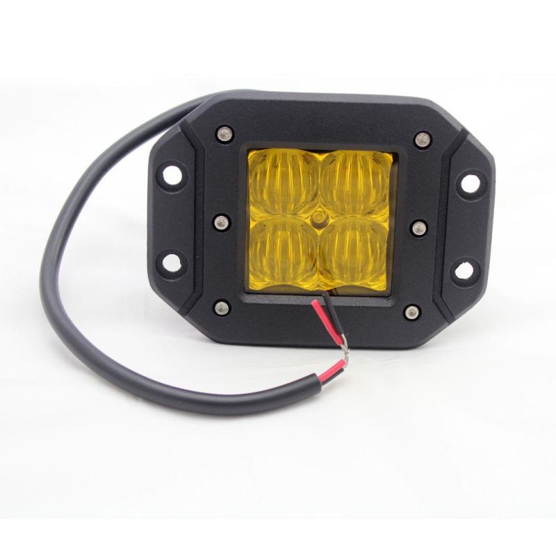 Auto Parts 16W Flush Mount LED Work Light for Offroad Jeep Car Pickup Tractor