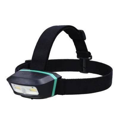 Multi-Function Mini Headlamp Rechargeable Head Torch for Camping