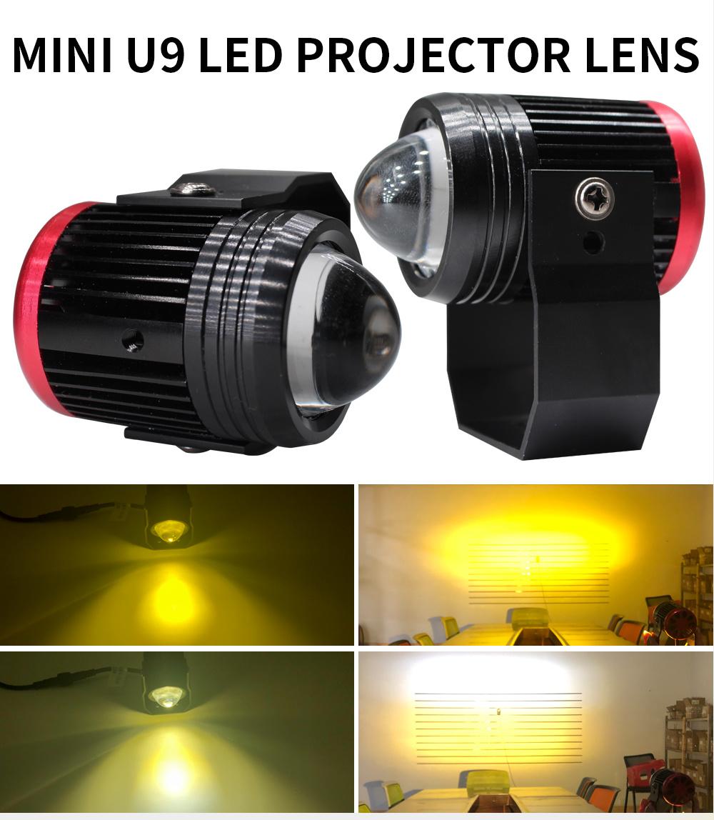 U9 Projector LED Lens Headlight 30W LED Work Light