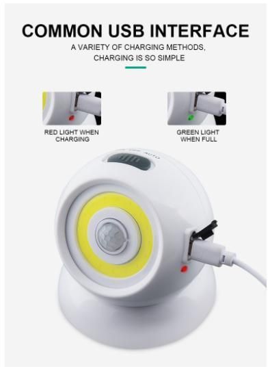China Factory LED Lighting Li-ion Battery COB LED Light Corridor Light Electric Tool Power Tool