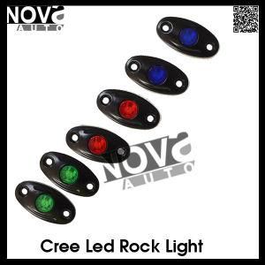 Rigid Offroad Truck 4X4 White Red Orange Blue Aluminum Housing Waterproof LED Rock Light