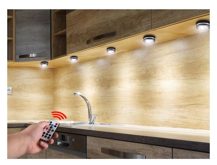 Factory Supply Press Down Stick Touch Battery Powered Cabinet Light