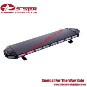 Black Case 3W Aluminum Emergency Police Lightbar/ Warning LED Light Bar