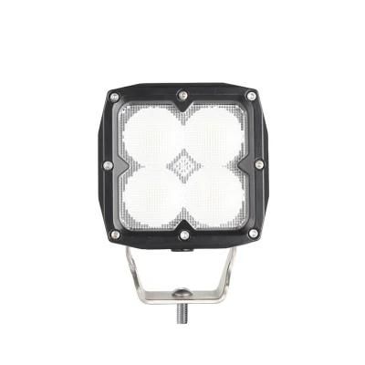 Emark 4inch 40W LED 12V/24V Spot/Flood Work Light for Truck Tractor Farming Agriculture Foresty Machinery
