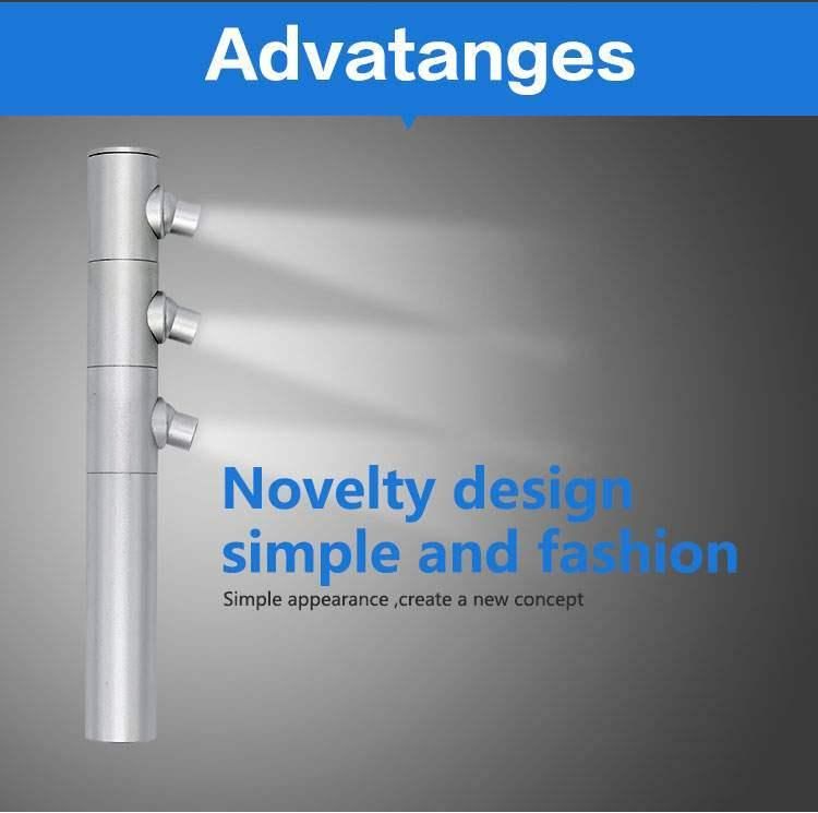 DC12V Mini 2W CREE LED Showcase Pole Light for Jewelry Display Cabinet