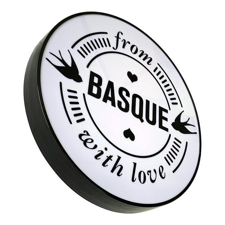 Round Shape Double Sided Acrylic LED Light Box