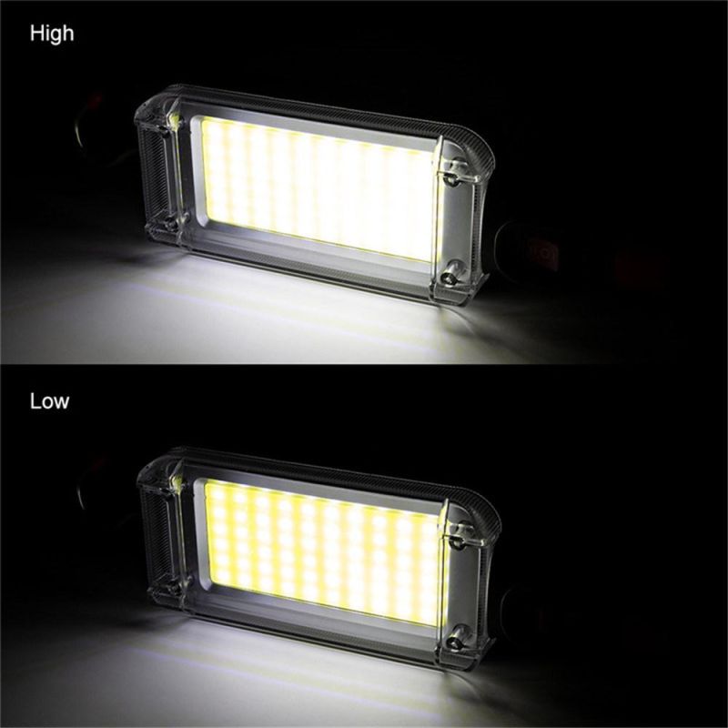 Hook Loop Magnet COB USB Rechargeable 7000 Lumen Handle Flashlight LED Work Light