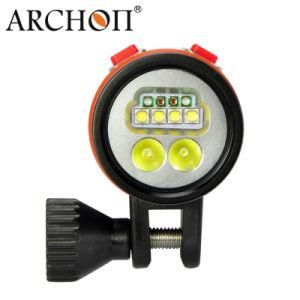 Aluminum Magnetic 110 Wide Degree Underwater Video Diving Light