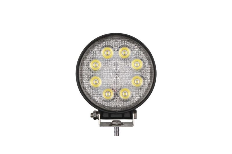 Low Energy 24W 4inch Round Epistar Spot/Flood LED Work Light for Offroad Agricultural Tractor