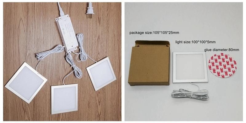 DC12V Square Slim Shelf Light LED Cabinet Lighting