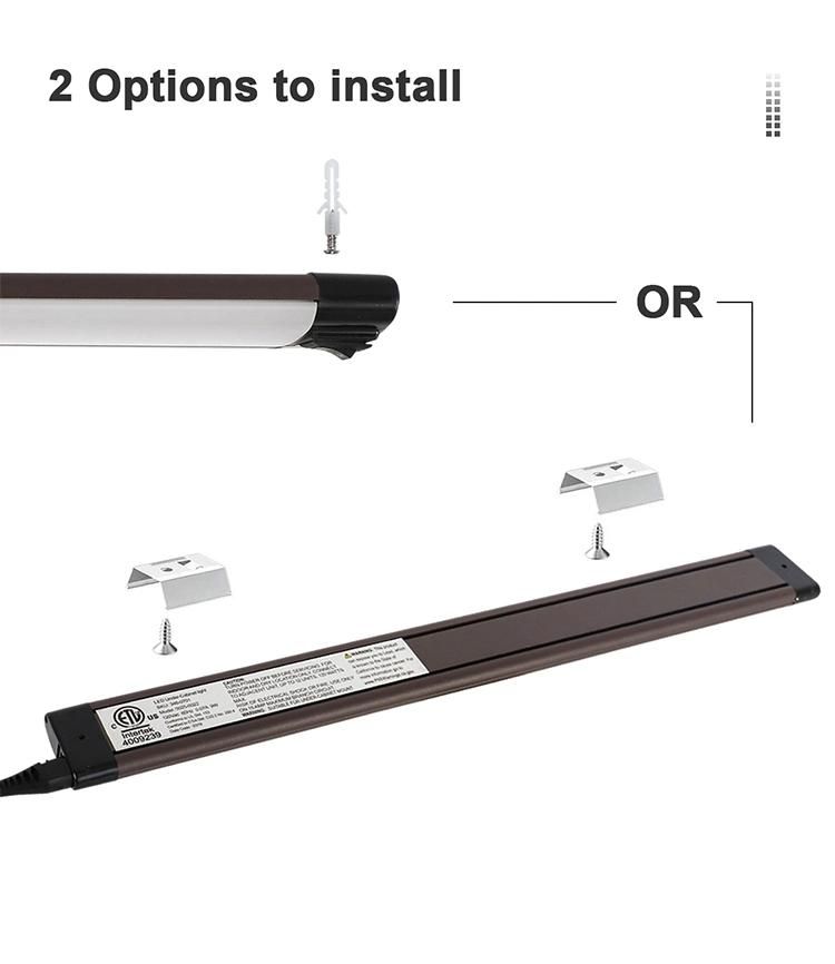 Ultra Slim 24V CCT3000K 18" LED Under Cabinet Light