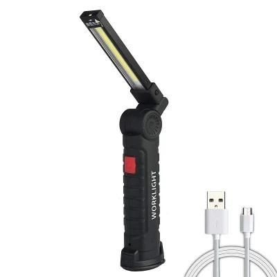 Goldmore6 Multi-Function COB Work Light Rechargeable Collapse Magnet Hook Clip