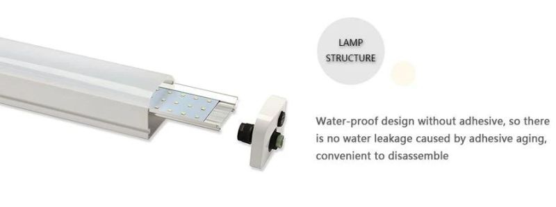 1.2m 42W CRI>80 IP66 Tri-Proof LED Linkable Light