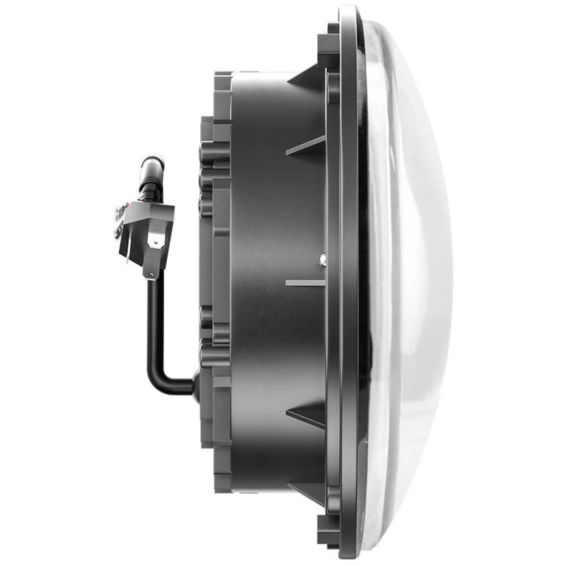 Dxz Thin Section All Round DOT SAE Approved Round 7inch Sealed Beam LED Headlamp Jeep Wrangler LED Headlight for Jeep Harley