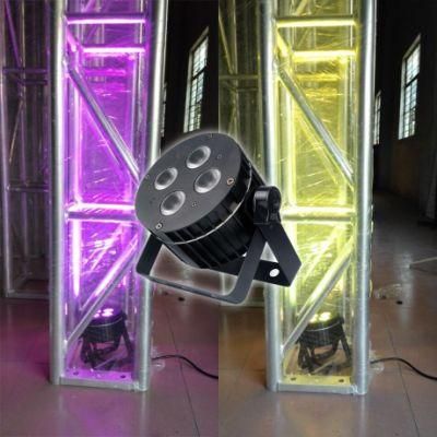 Rigeba High Quality Diecast Aluminum Housing 4LEDs 8W Mini LED PAR Can Light for Party