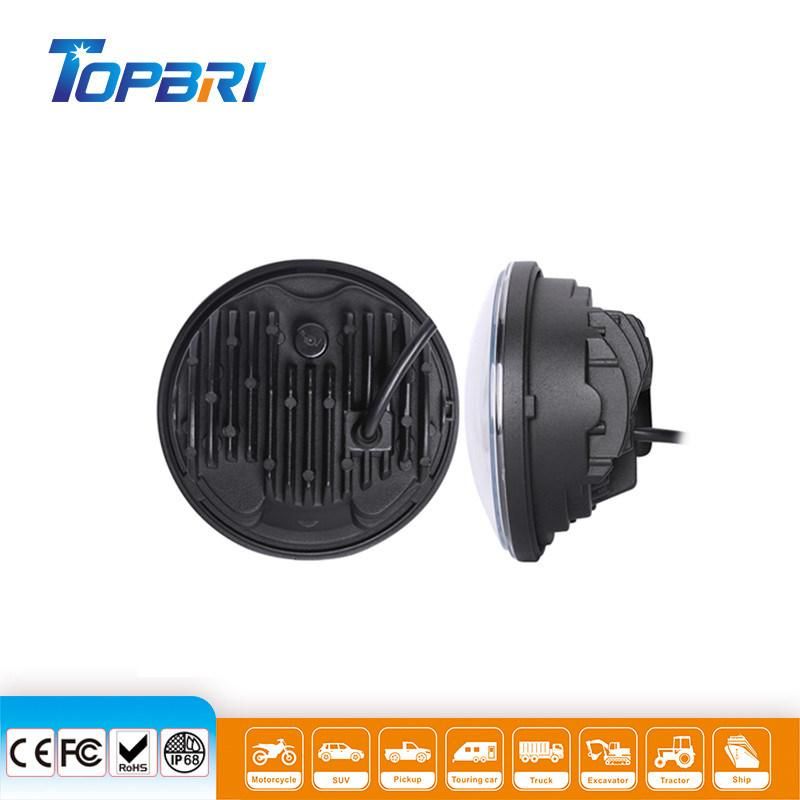 Topbri 80W Super Bright High Low Beam Driving LED Work Light for Motorcycle