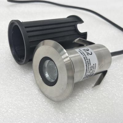 Mini Size IP68 12V Stainless Steel Recessed LED Underwater Inground Light