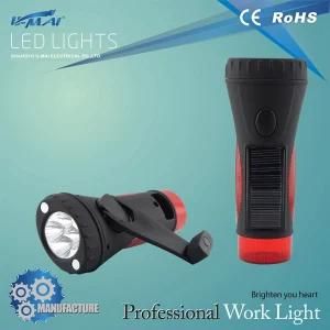 4LED Dynamo Solar Flashlight of China Exporter (HL-LA0408)