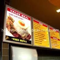 Ultra Slim Light Box with Aluminum Frame for Menu Board