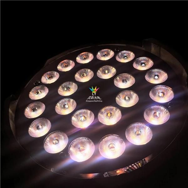 DMX 24PCS 18W 6in1 Rgbaw UV LED PAR 64 Light Disco Stage DJ Lighting