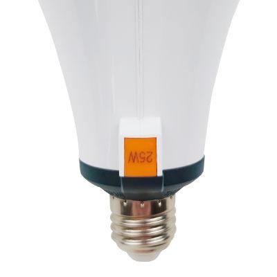 2022 AC 100-256V 25W Rechargeable Battery Lighting LED Emergency Light E27 Bulb for Indoor Home